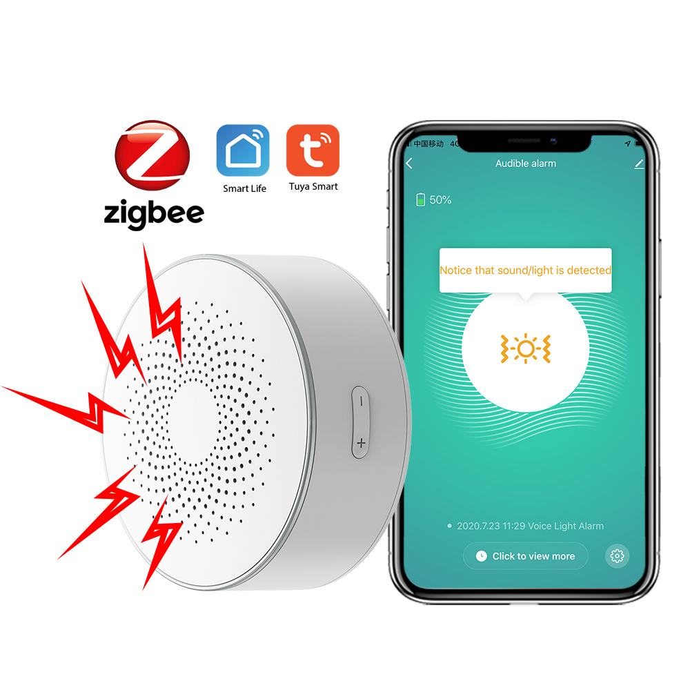 Home Security Siren - 엘레오파이어 홈 지그비 투야 스마트 연동