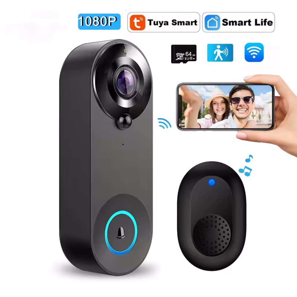 Home Security Blink - Tuya 1080P 무선 WIFI 초인종 비디오