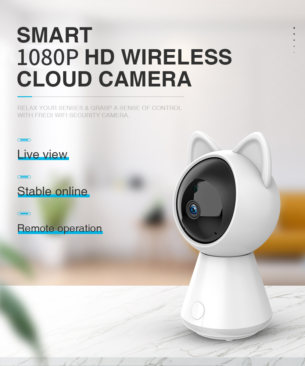 Home Security Land - 2MP 1080p 무선 PTZ IP 돔
