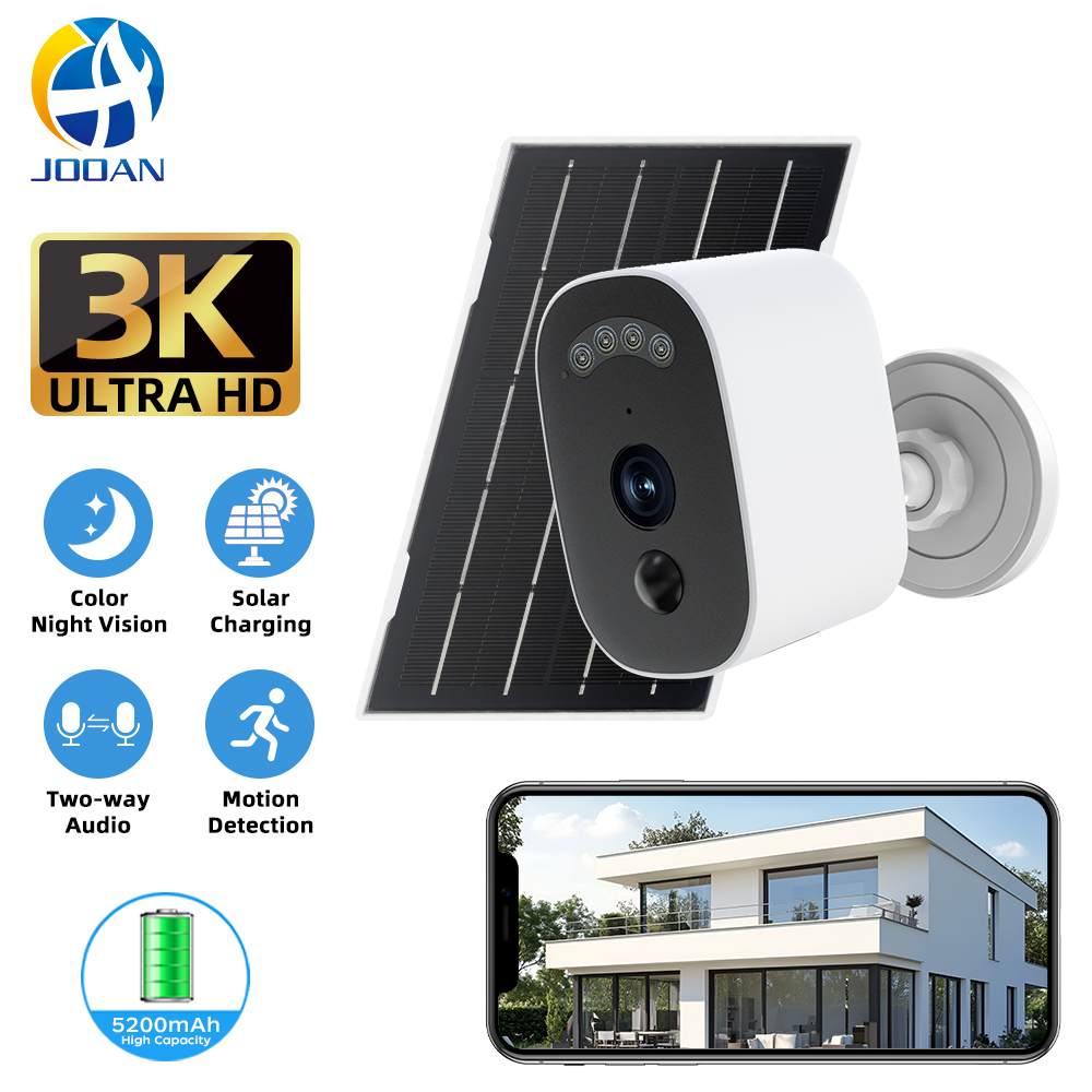 Home Security Blink - Jooan 3K HD 태양광 보안 카메라