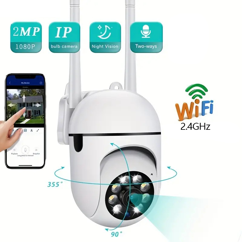 Home Security Lidar - A7 무선 모니터링 카메라 360도 인터콤