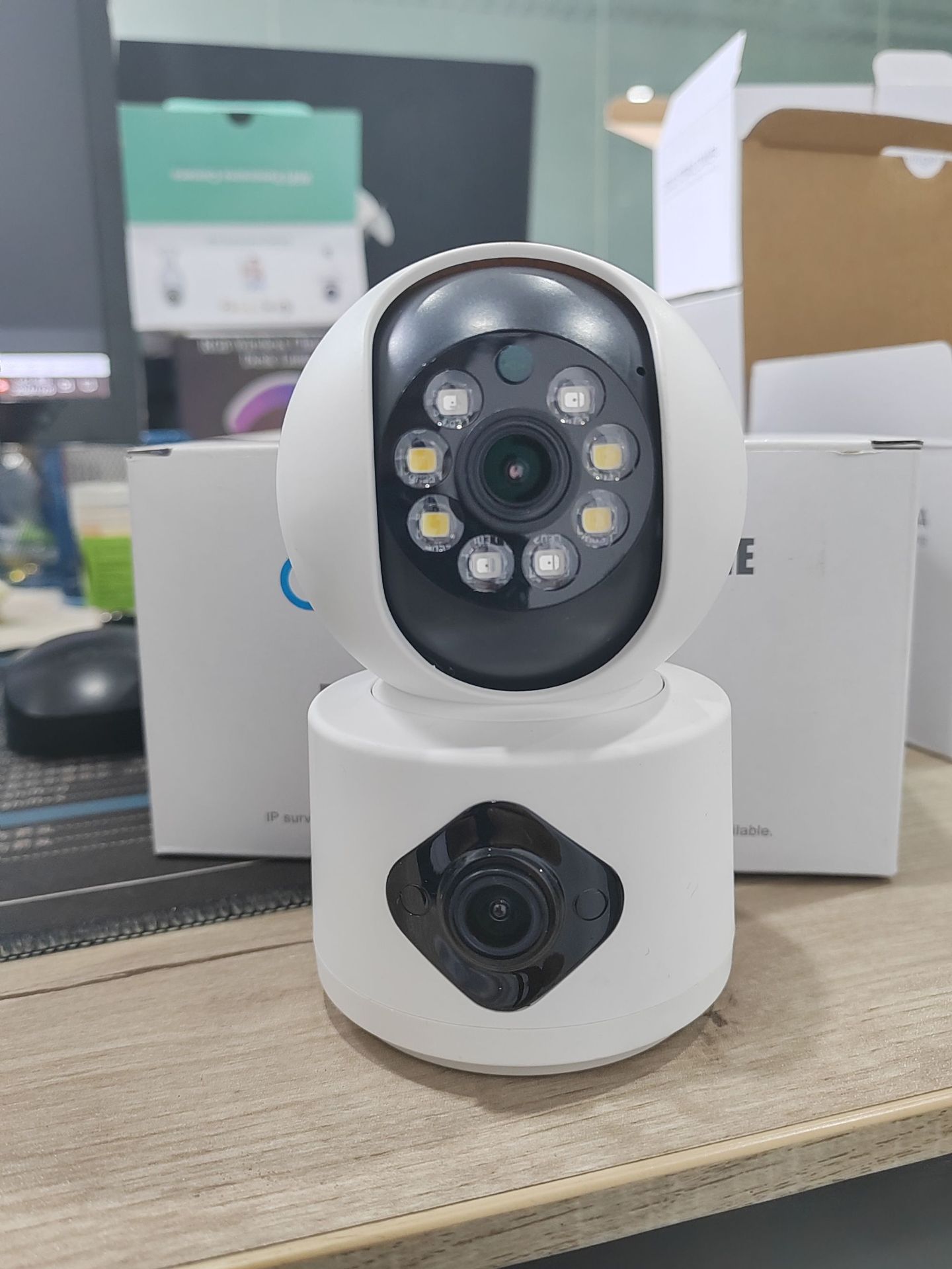 Home Security Ai - YI Lot APP 4MP 듀얼 렌즈