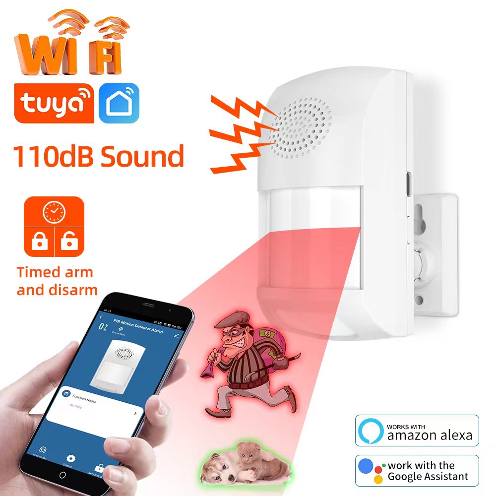 Home Security Siren - Tuya WiFi 스마트 홈 도난 경보
