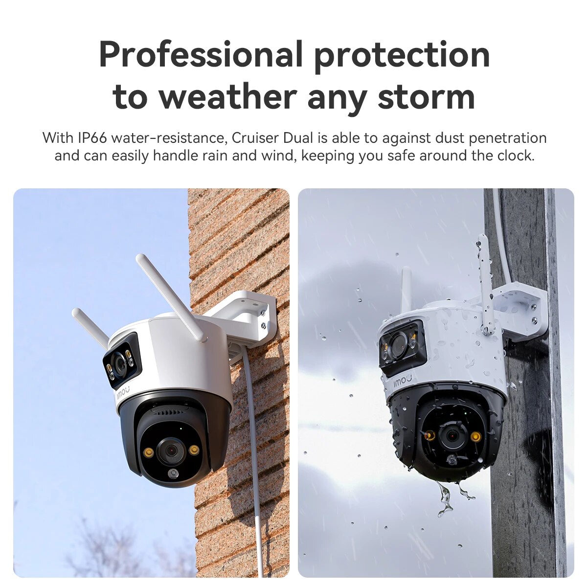 Home Security Ai - IMOU 야외 PT 보안 카메라 -