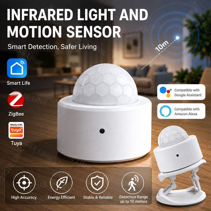 Home Security Guard - ZigBee 3.0 PIR 모션 센서 무선