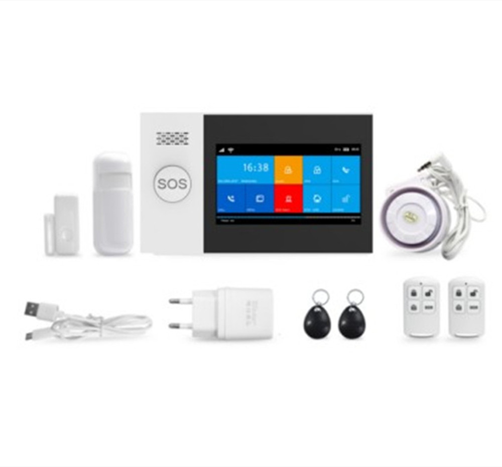 Home Security Land - 4.3인치 IPS 스크린 터치 패널 무선
