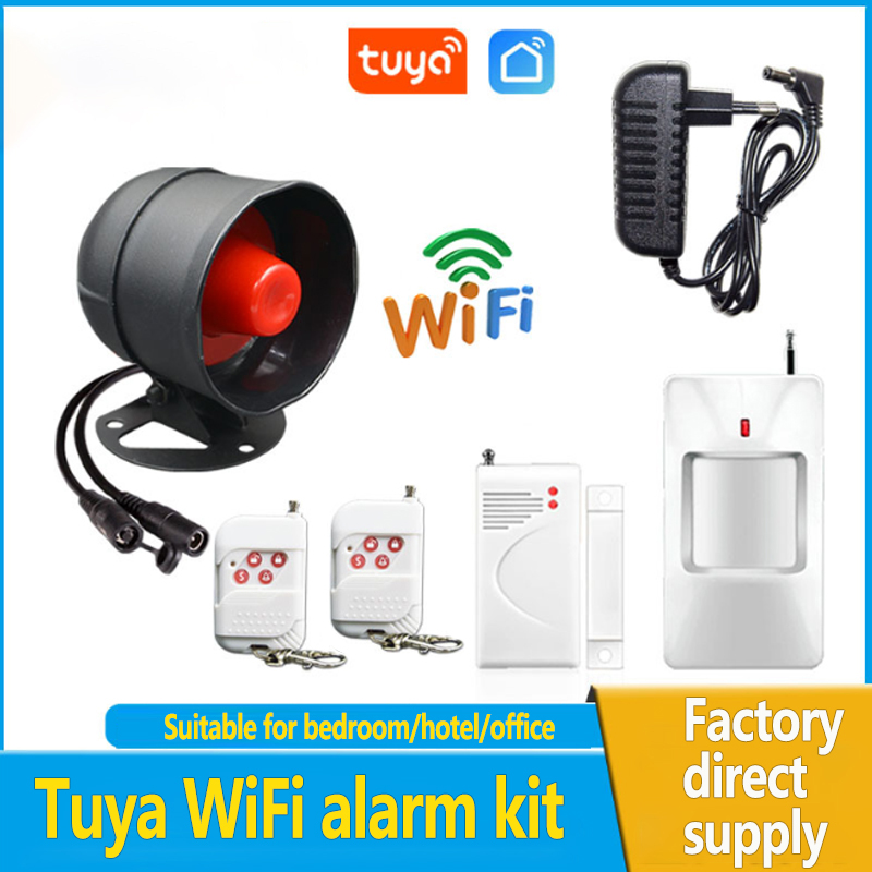 Home Security Siren - Tuya WiFi 스마트 사이렌 알람 110dB