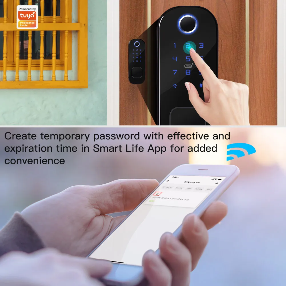 MOES 와이파이 투야 스마트 도어락, 지문 잠금, 스 - Home Security Guard 리뷰 및 가격