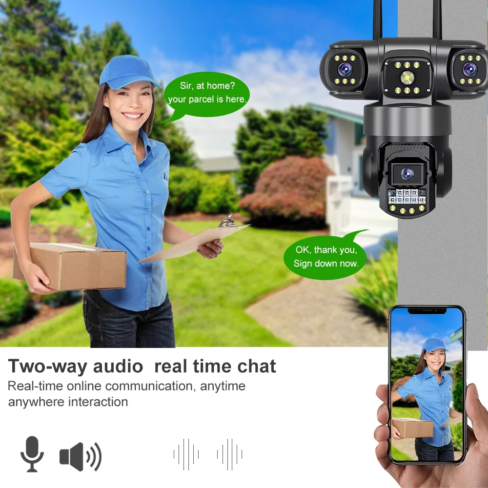 V380 Pro 4G 야외 방수 카메라, SIM 카드  - Home Security Land 리뷰 및 가격