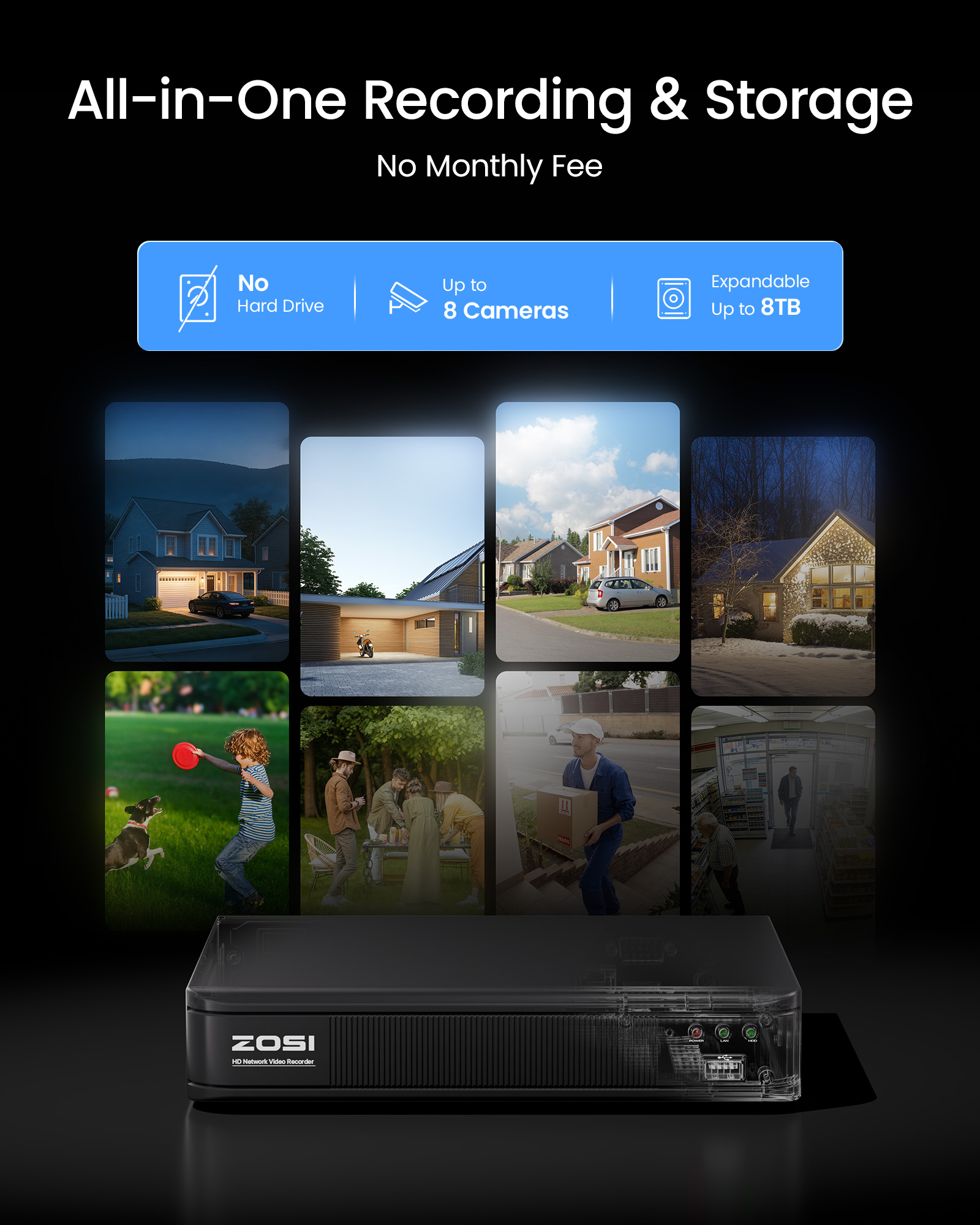 ZOSI 3K Lite 유선 CCTV 보안 카메라 시스 - Home Security Systems 리뷰 및 가격