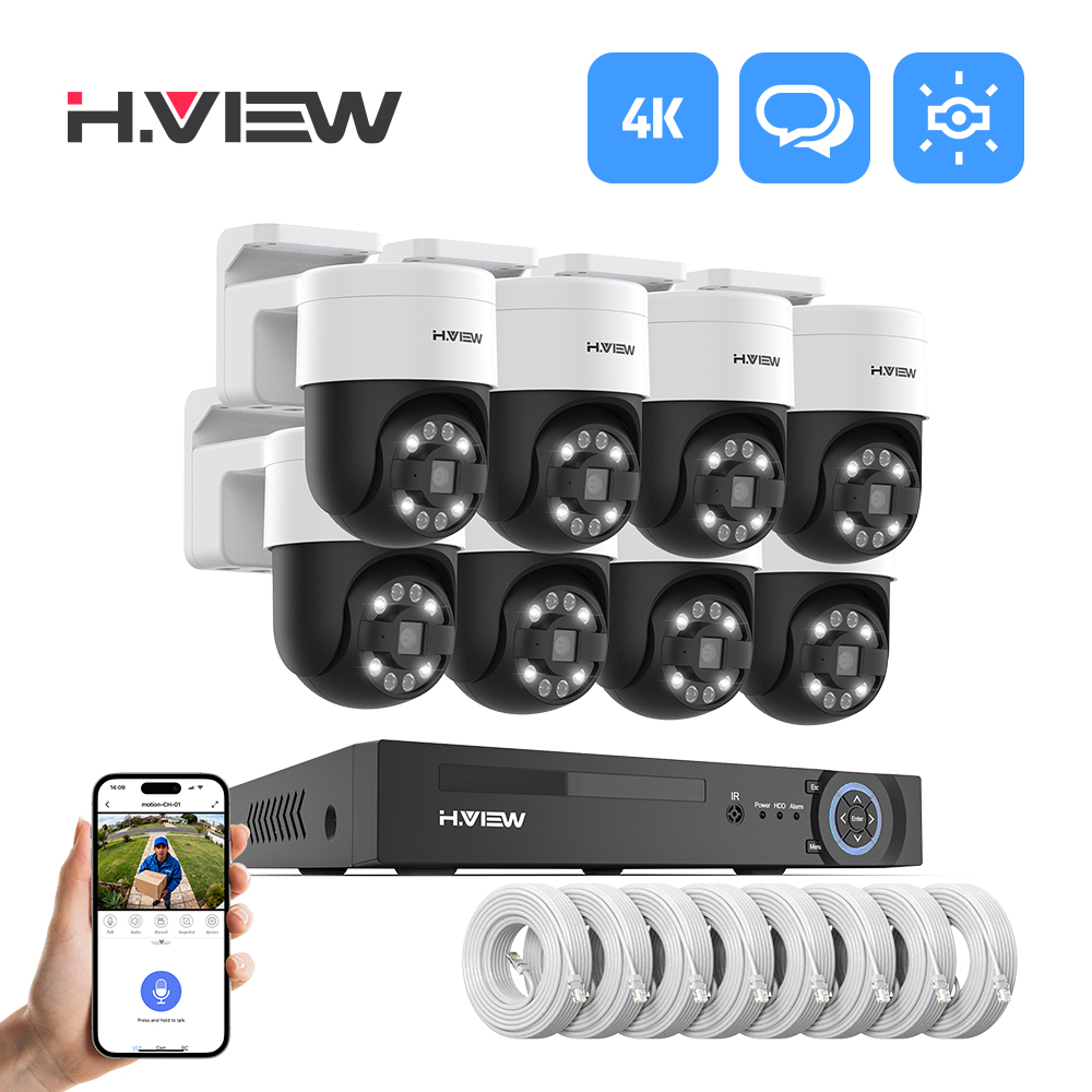 H.view 8Ch 4K 5MP 8MP Cctv 보안  - Home Security Tech 리뷰 및 가격