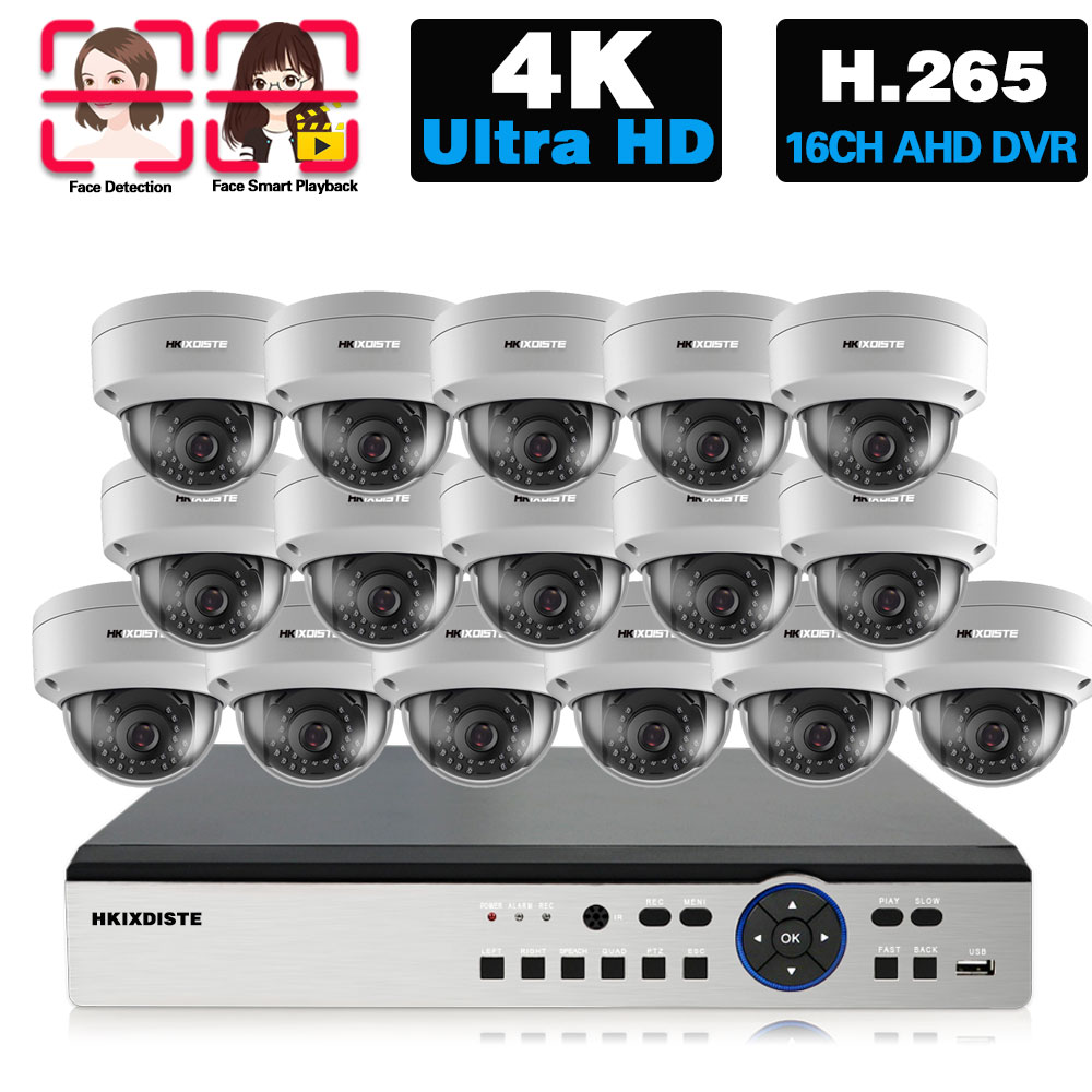4K 울트라 HD AHD 카메라 비디오 감시 키트 8M - Home Security Systems 리뷰 및 가격