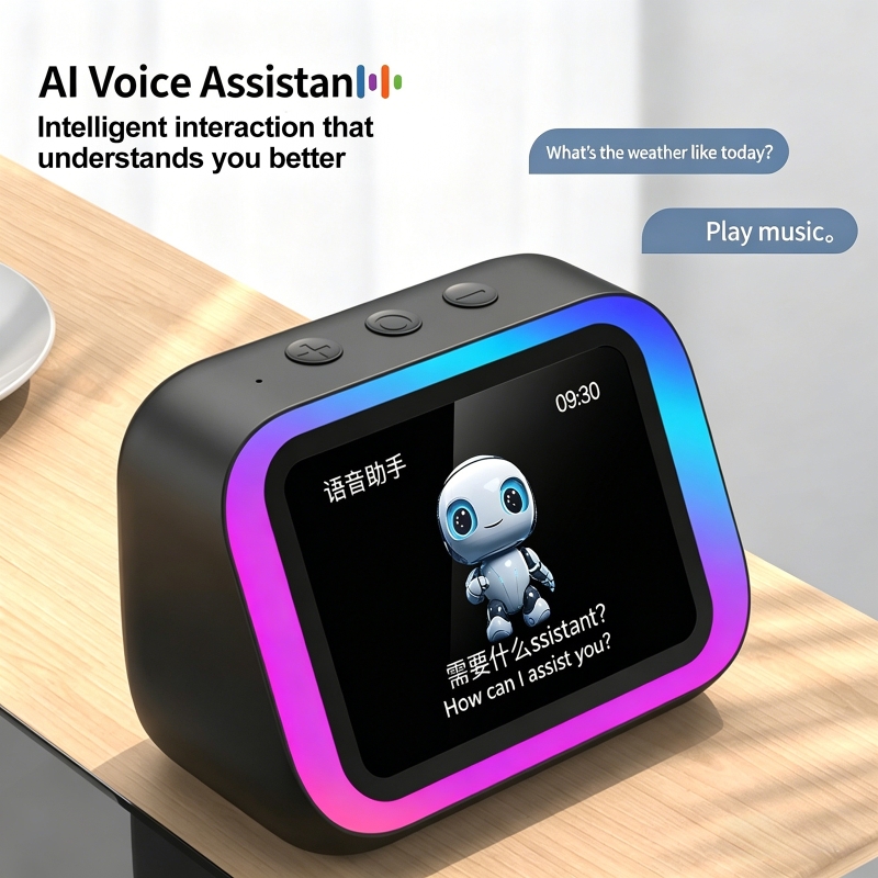 AI 음성 어시스턴트 블루투스 스피커 RGB 컬러 조명 - Home Security Ai 리뷰 및 가격