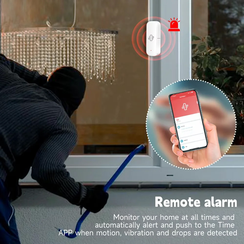 스마트 ZigBee 진동 센서 앱 모니터 홈 보안 보호 - Home Security Guard 리뷰 및 가격