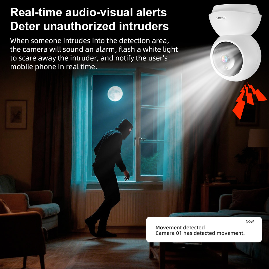 푸어스 5MP WiFi 카메라 가정용 실내 무선 IP  - Home Security Ai 리뷰 및 가격
