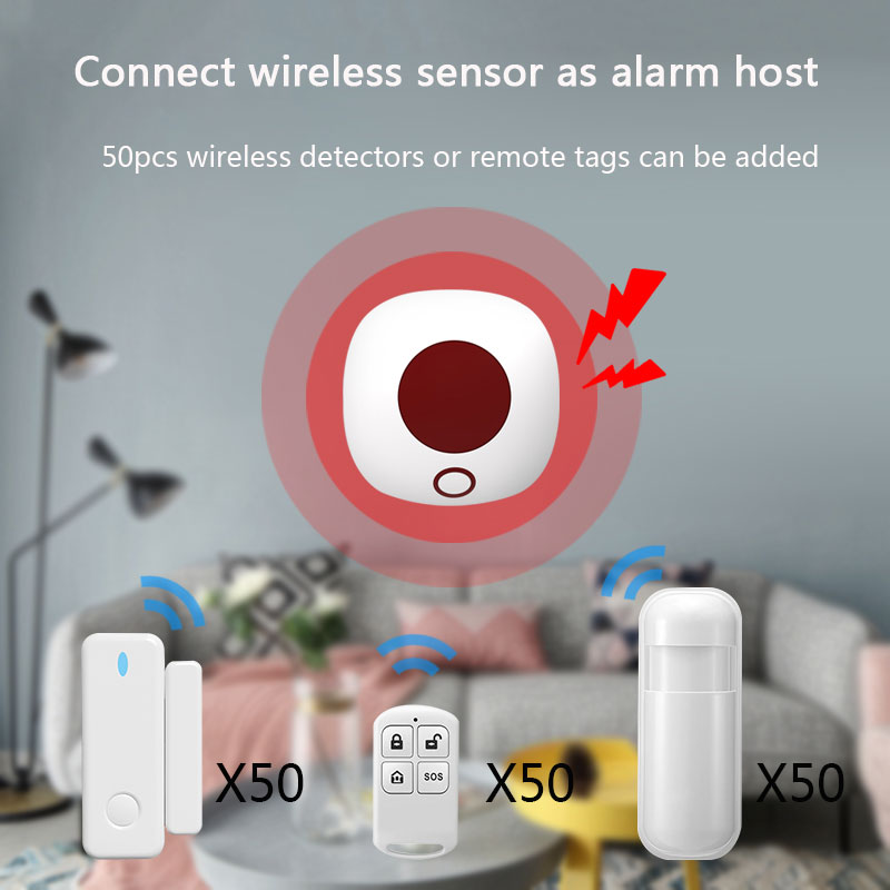 실내 433MHz 무선 사이렌 독립형 도난 경보기 시스 - Home Security Siren 리뷰 및 가격