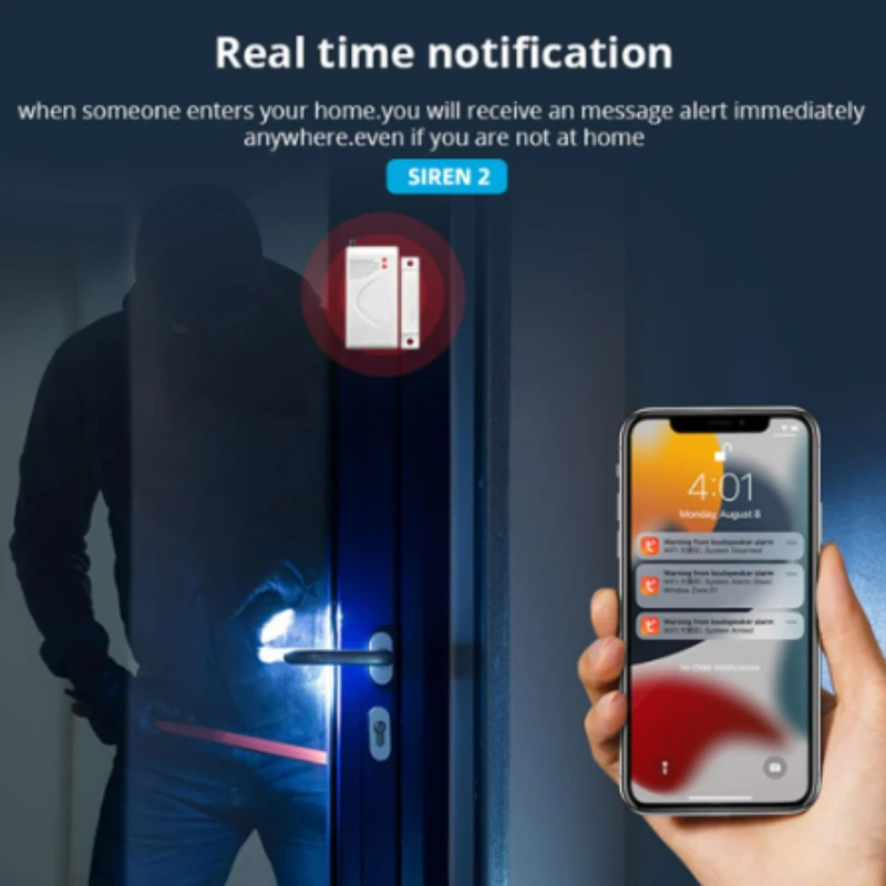새로운 Tuya WiFi 스마트 사이렌 알람 110dB - Home Security Siren 리뷰 및 가격