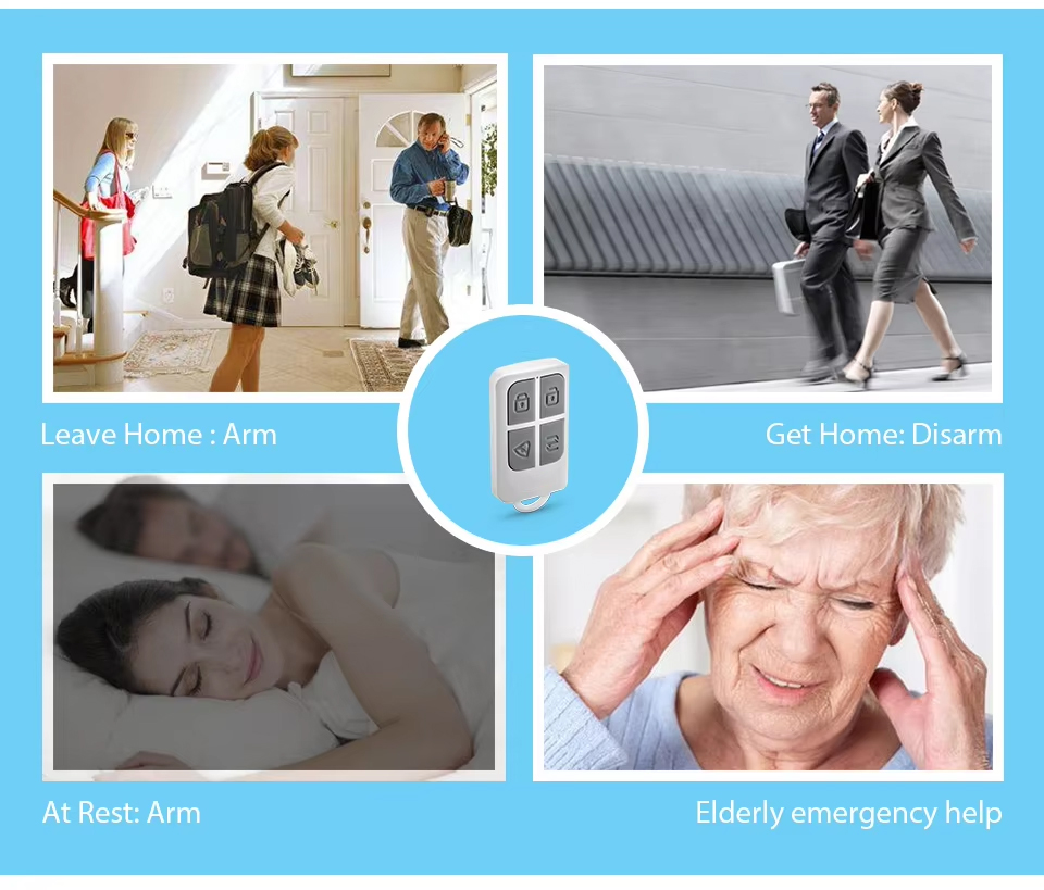 RC531 무선 휴대용 원격 제어 4 버튼 키체인 WI - Home Security Systems 리뷰 및 가격
