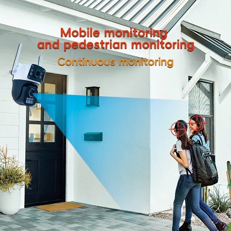 8MP 4K WIFI IP 카메라 PTZ 야외 듀얼 스 - Home Security Ai 리뷰 및 가격