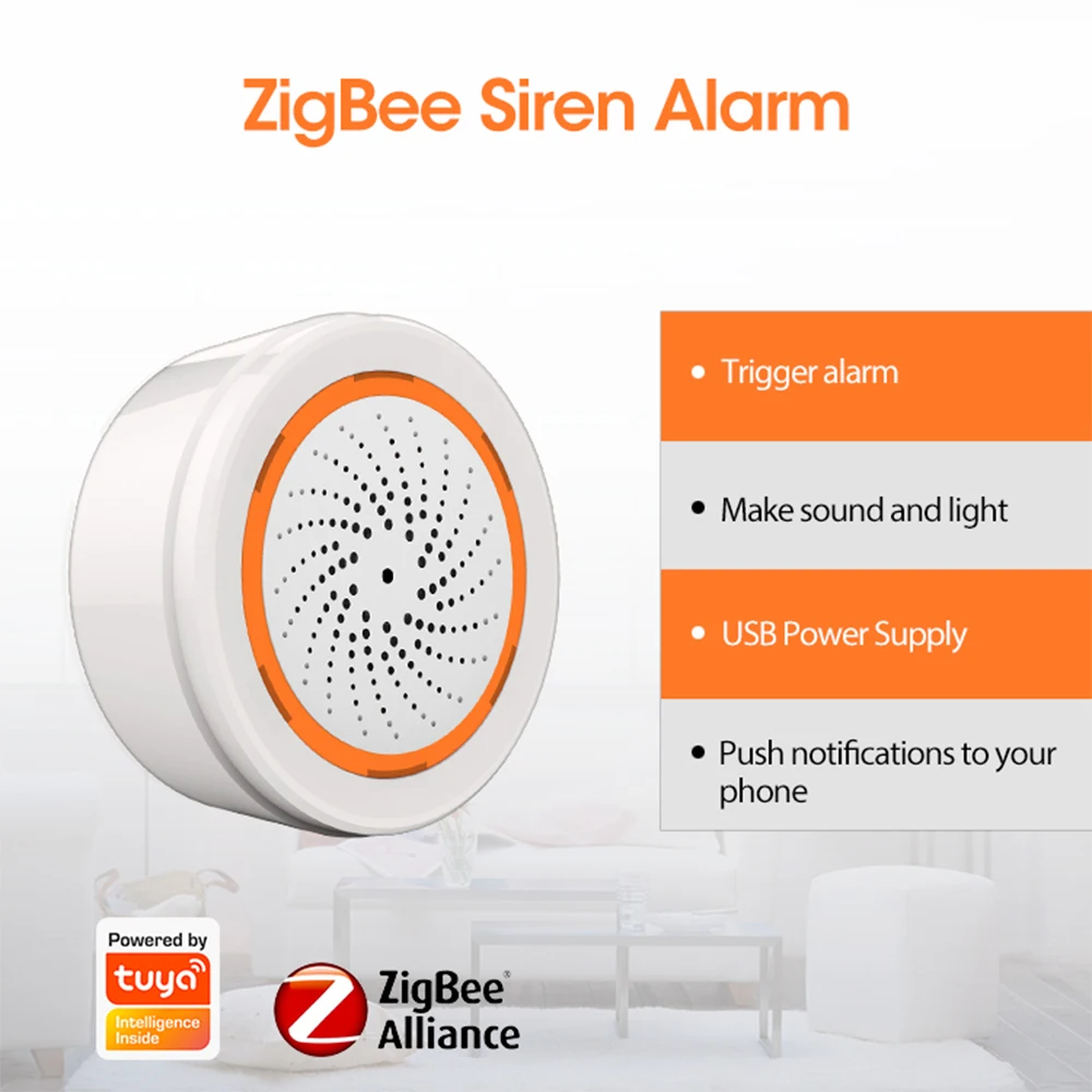 Coolcam Tuya Zigbee 스마트 사이렌 알람 - Home Security Siren 리뷰 및 가격
