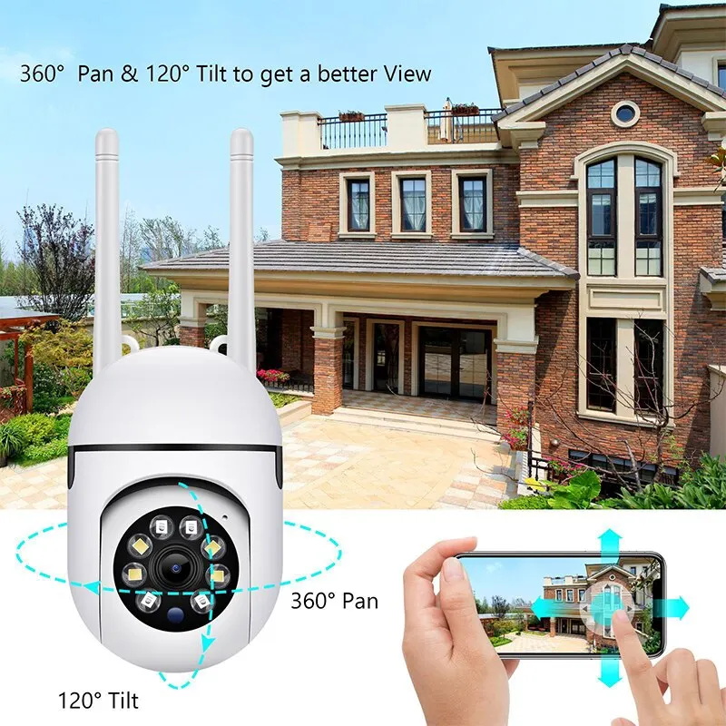 4K PTZ WiFi IP 카메라 야외 AI 인간 추적 - Home Security Ai 리뷰 및 가격
