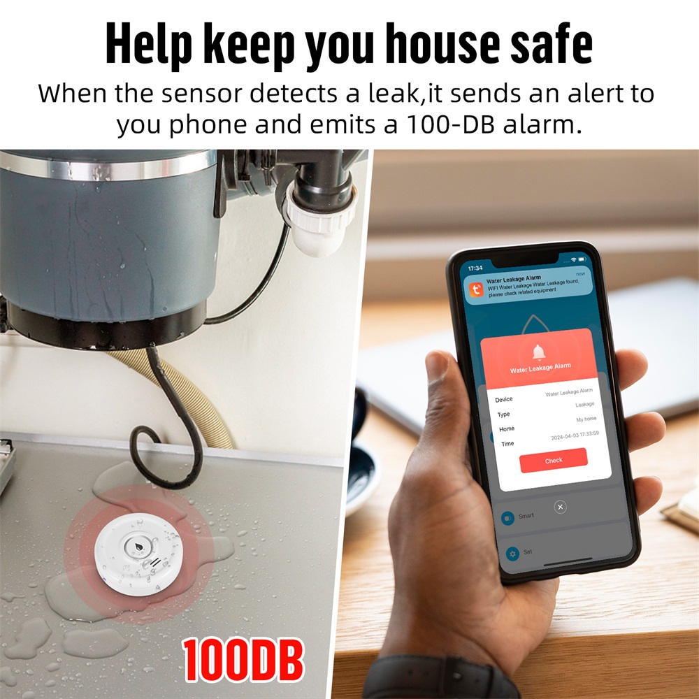 Fuers 누수 감지기 스마트 홈 알람, 투야 스마트  - Home Security Systems 리뷰 및 가격