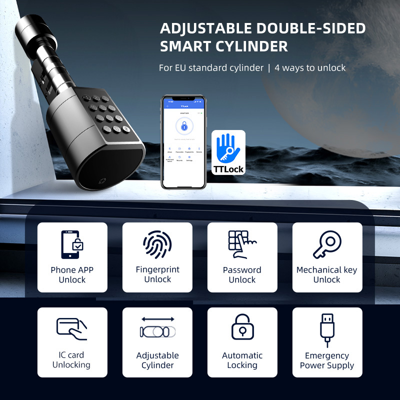 스마트 유로 원통형 도어락 ttlock 앱 키리스 보안 - Home Security Guard 리뷰 및 가격