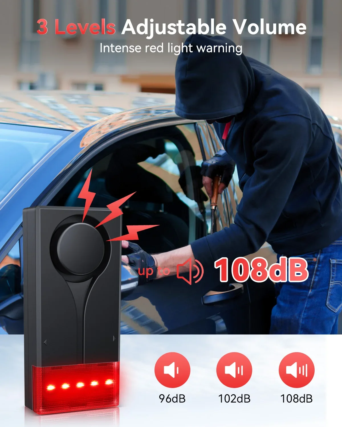 Awapow 무선 자동차 도난 방지 진동 경보 108d - Home Security Blink 리뷰 및 가격