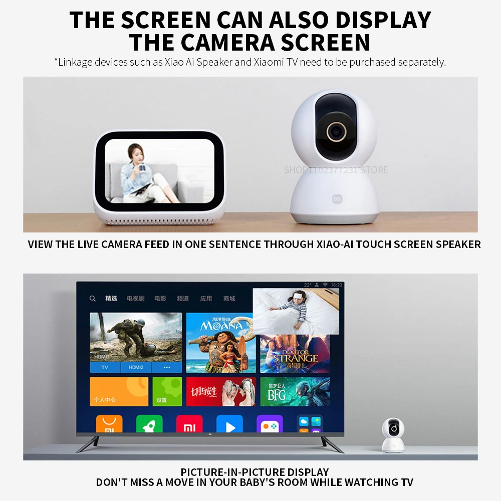 샤오미 360 °   스마트 홈 보안 카메라 Mi PT - Home Security Ai 리뷰 및 가격