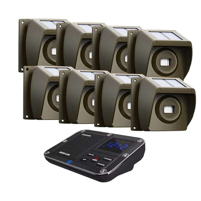 야외용 태양광 무선 차도 경보 시스템(PIR 모션 센서 - Home Security Systems 리뷰 및 가격