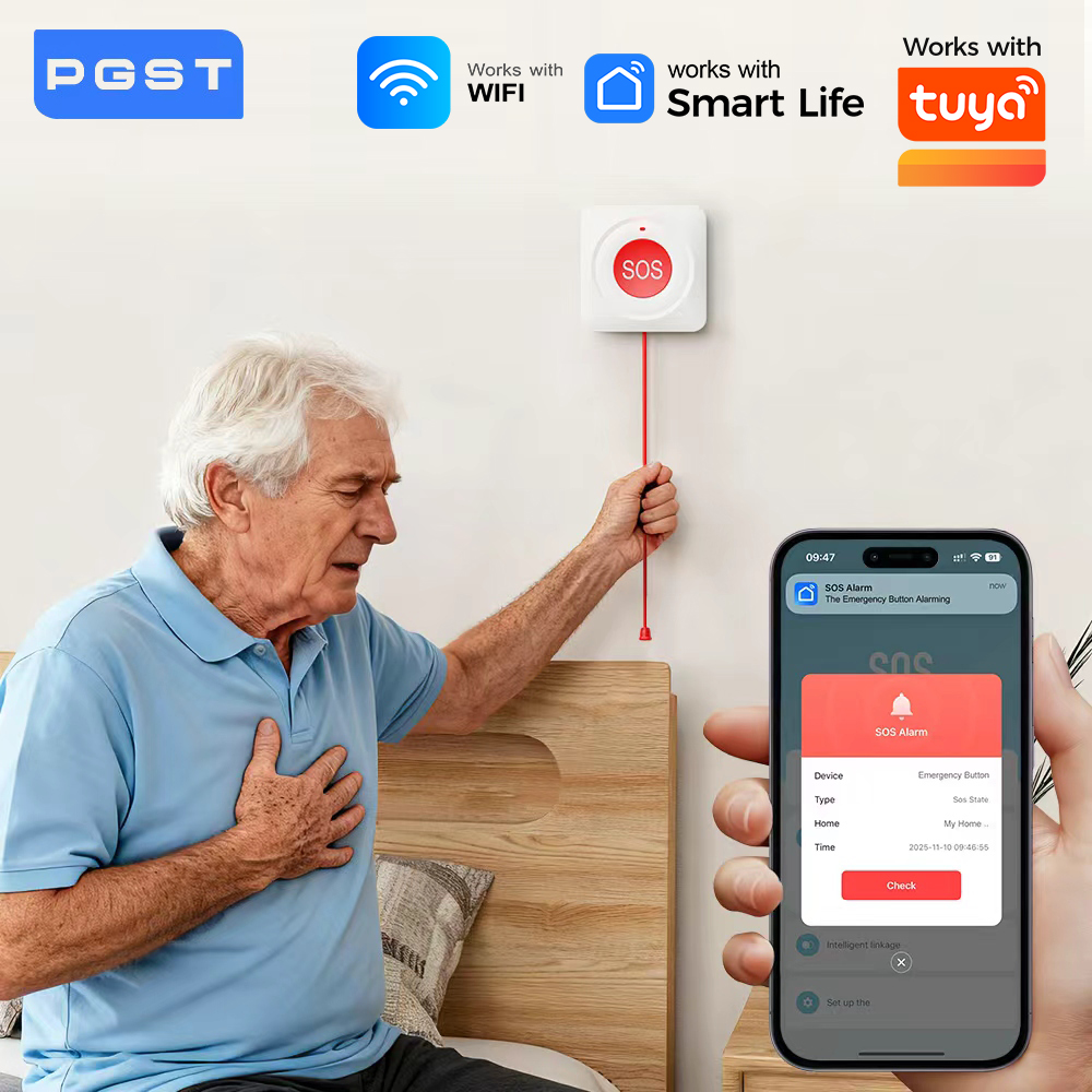 WIFI Zigbee 버튼톤 SOS 푸시 버튼 Tuya - Home Security Siren 리뷰 및 가격