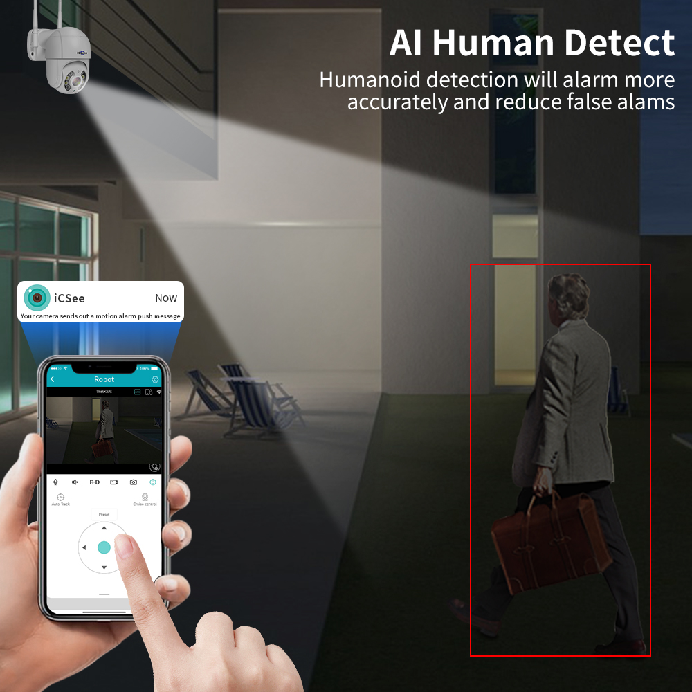 Hiseeu 8MP 4K PTZ Wifi 카메라 5x  - Home Security Ai 리뷰 및 가격