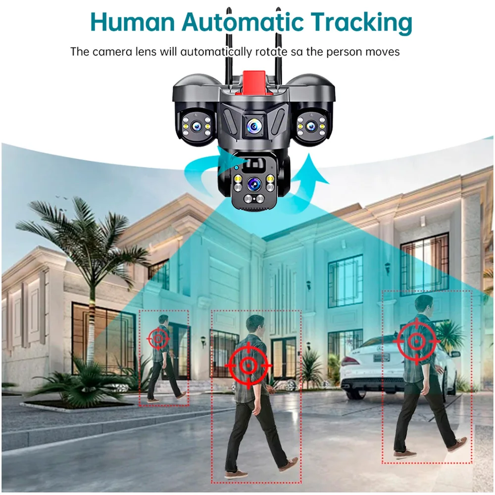KERUI V380 Pro 야외 PTZ 6MP WIFI - Home Security Tech 리뷰 및 가격