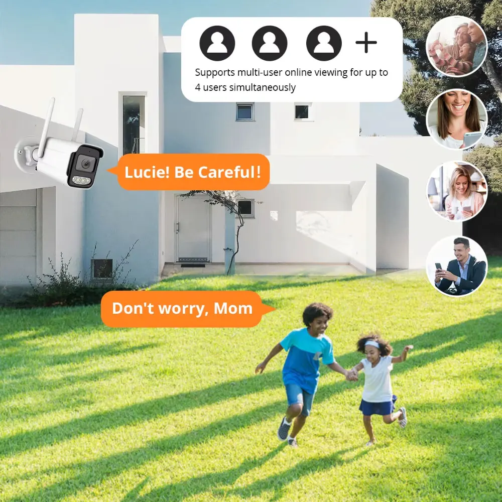 Tuya Wifi IP 카메라 무선 HD 5MP AI  - Home Security Ai 리뷰 및 가격