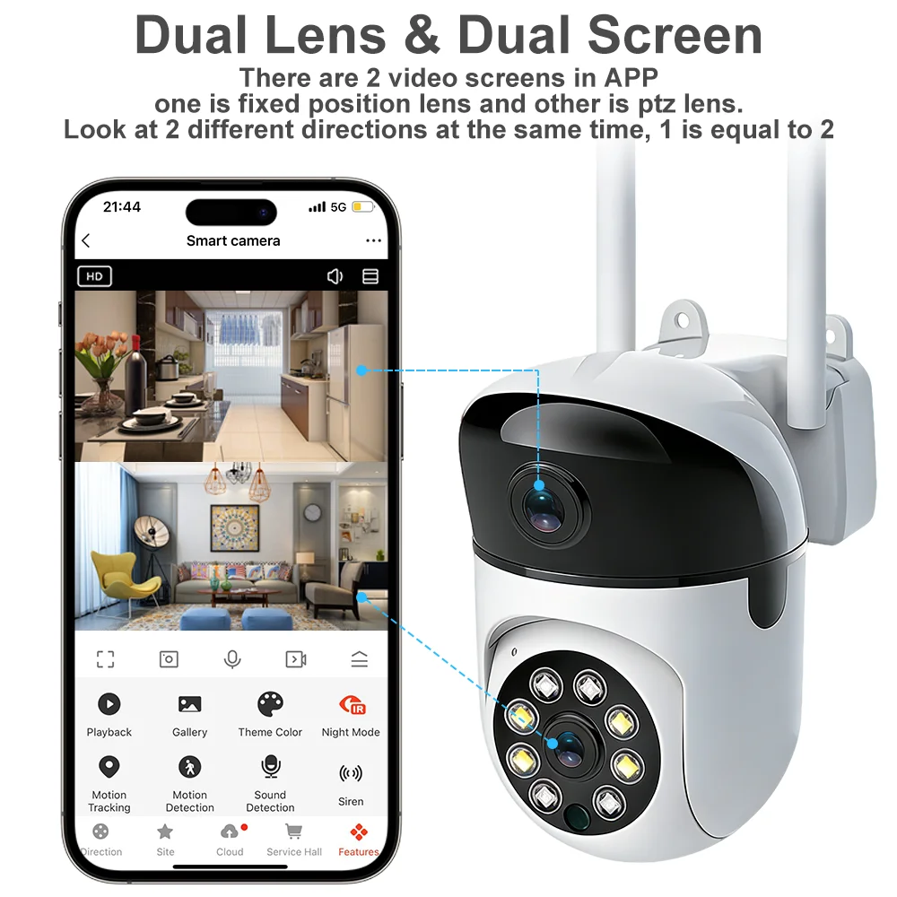 실내 카메라 Wifi 투야 스마트 라이프 6MP 듀얼  - Home Security Ai 리뷰 및 가격