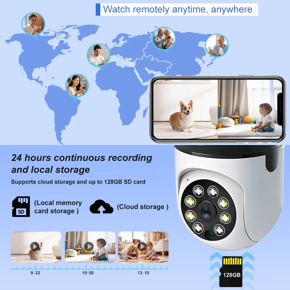 실내 카메라 Wifi 투야 스마트 라이프 6MP 듀얼  - Home Security Ai 리뷰 및 가격