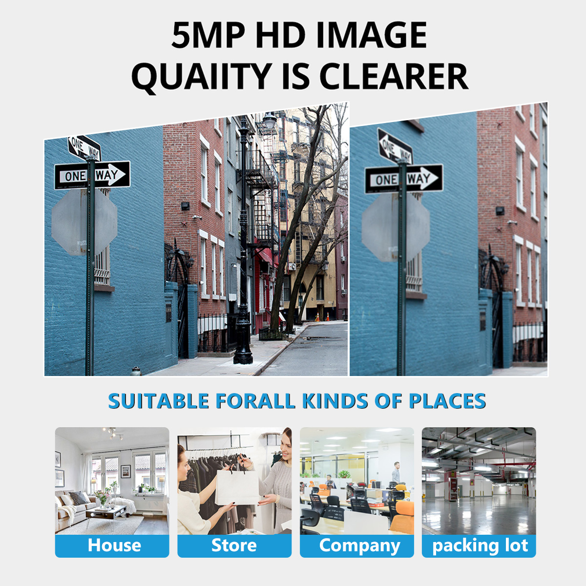 H.265 4K AI POE 카메라 5MP 8MP 양방 - Home Security Ai 리뷰 및 가격