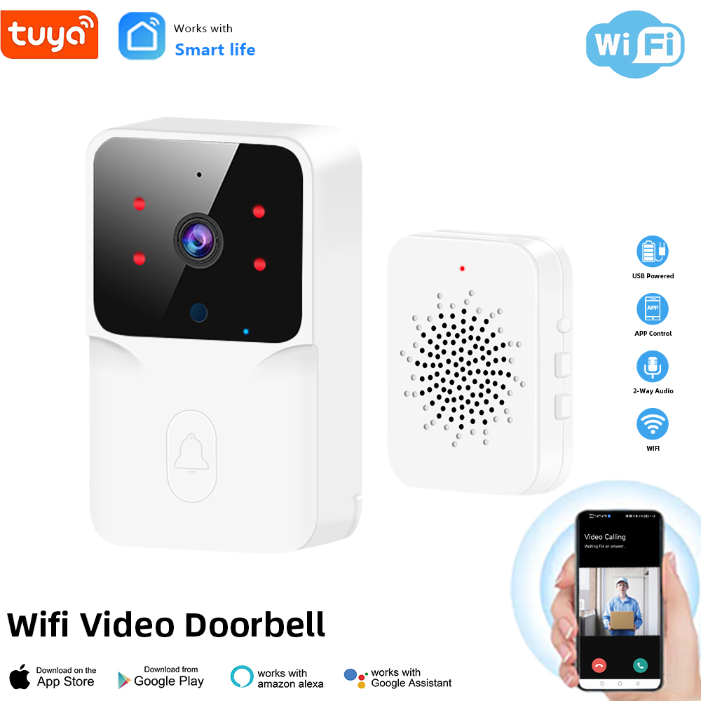 Tuya WiFi 비디오 초인종 무선 HD 카메라 IR - Home Security Blink 리뷰 및 가격