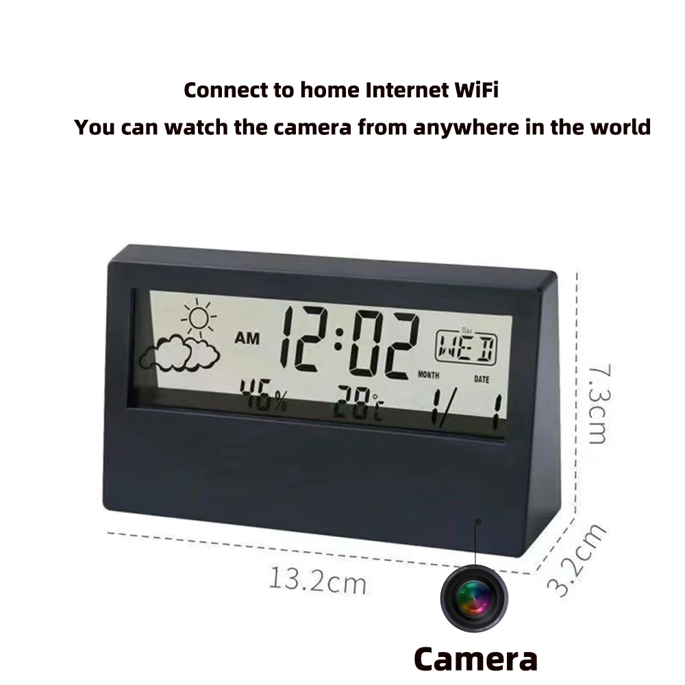4K WiFi 시계 카메라 (모션 감지 기능 포함) | - Home Security Lidar 리뷰 및 가격